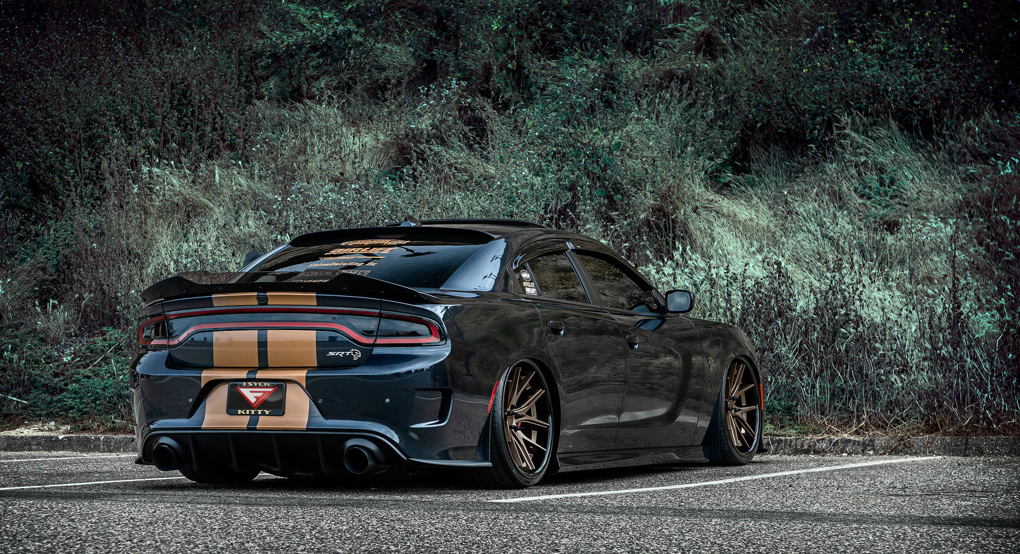 DODGE CHARGER FERRADA DC-FR2 BRONZE FORGED WHEELS