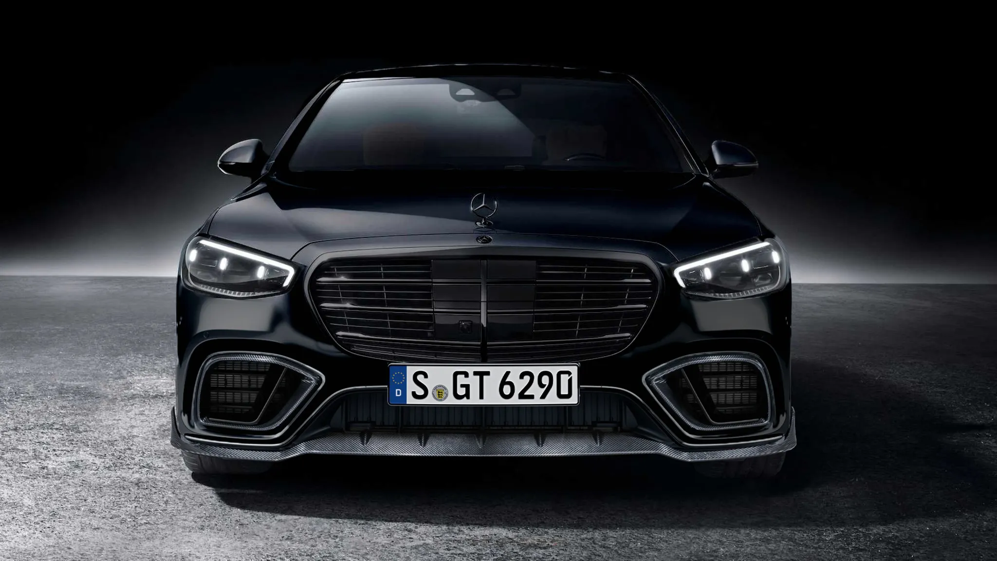 Hodoor Performance Carbon Fiber Bumper GT Design for Mercedes S-class W223