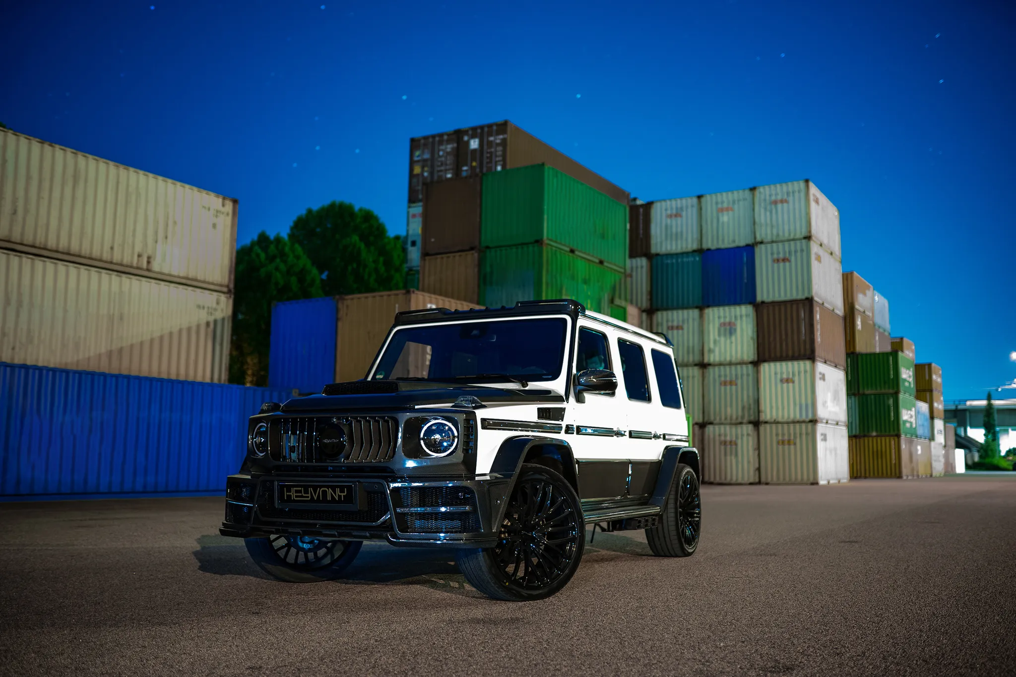 Keyvany body kit for Mercedes-Benz G-Class Carbon fiber