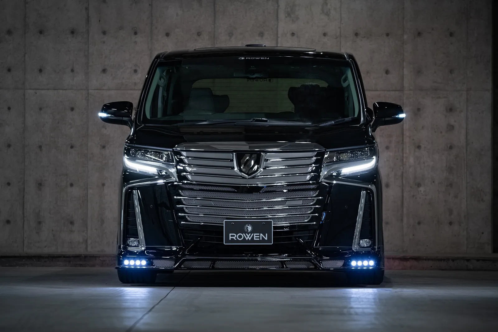 Rowen body kit for Toyota 30 ALPHARD S carbon