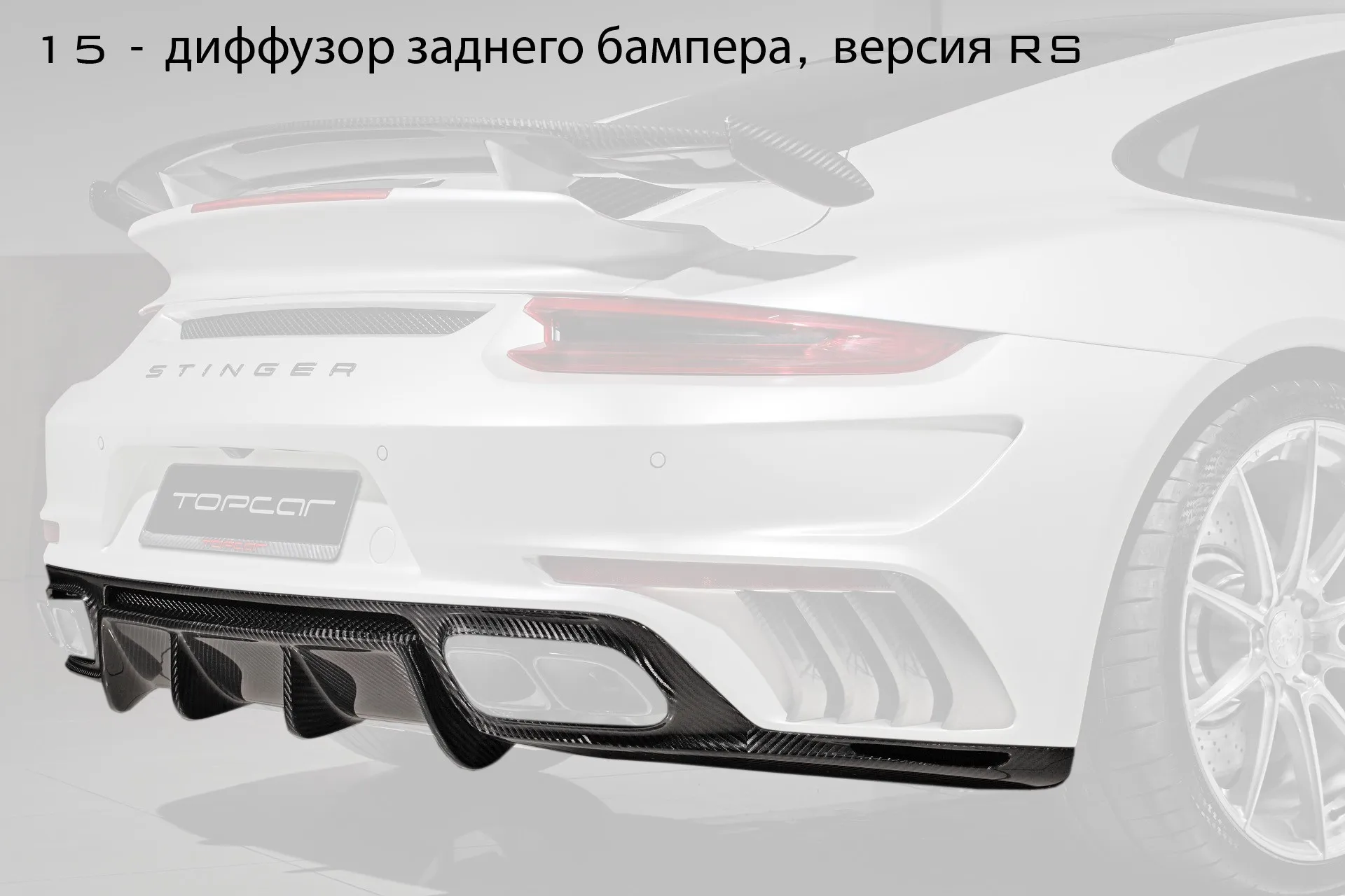 Check our price and buy Topcar Design body kit for Porsche 911 991 Stinger GTR gen.2