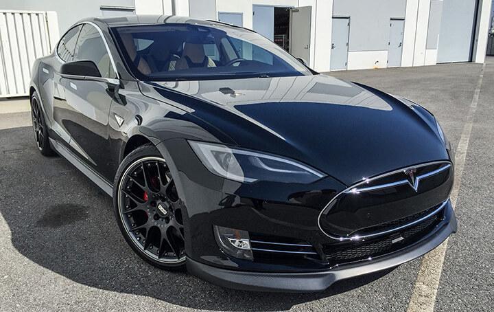 JL Motoring Carbon Fiber Front Lip for Tesla Model S