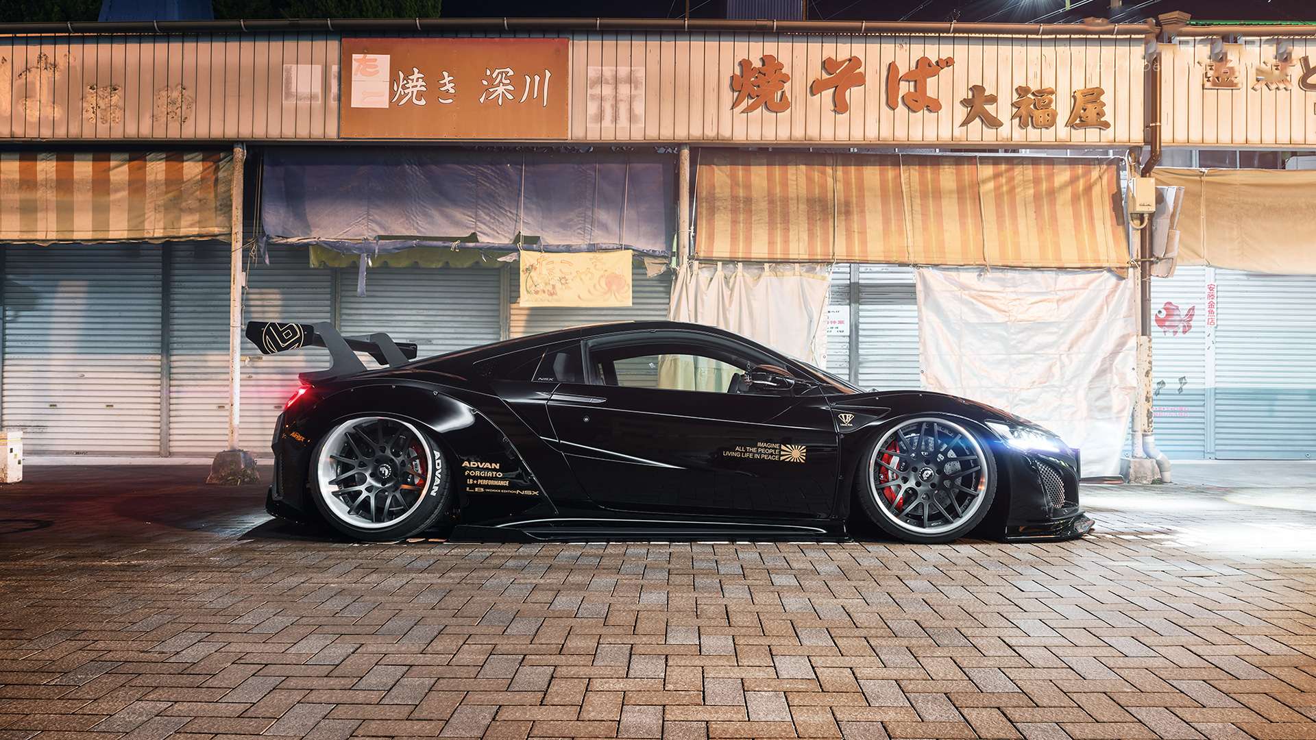 Liberty Walk Works body kit for Honda N5X polyurethan