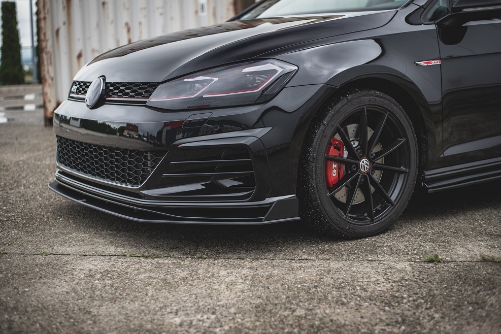Maxton Design RACING DURABILITY FRONT SPLITTER FOR VW GOLF 7 GTI TCR new model