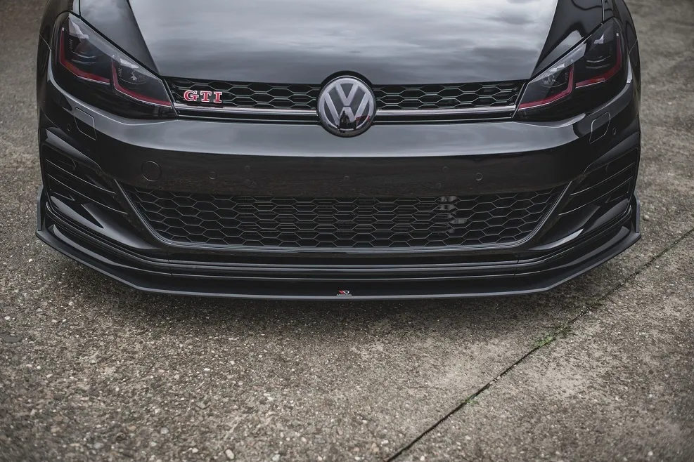 Maxton Design RACING DURABILITY FRONT SPLITTER FOR  VW GOLF 7 GTI TCR new style