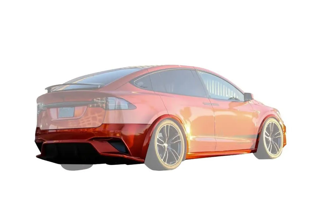 Unplugged Performance Complete Aero Kit for Tesla Model X new model