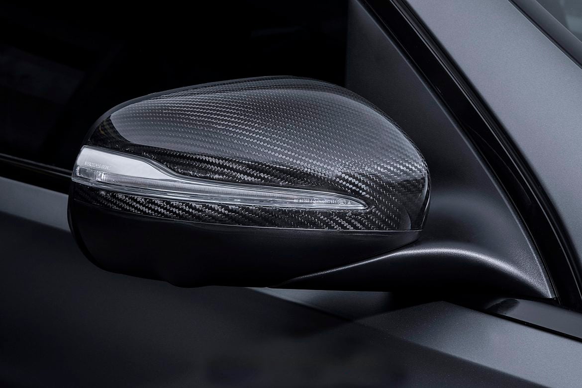 Hodoor Performance Carbon fiber mirror caps for Mercedes E-class Coupe
