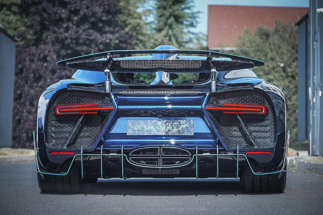 Mansory body kit for Bugatti Chiron latest model