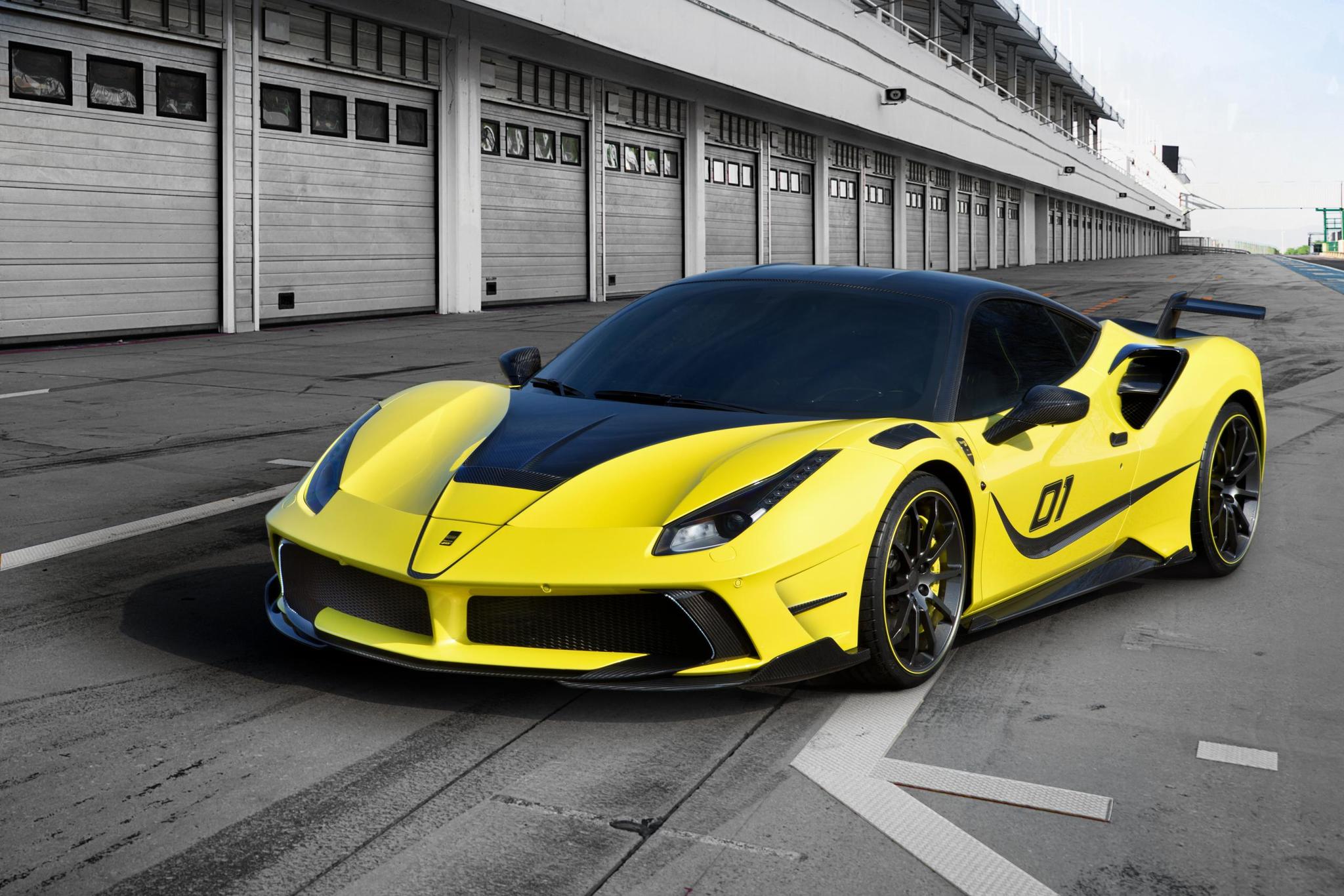 Mansory body kit for Ferrari 488 carbon