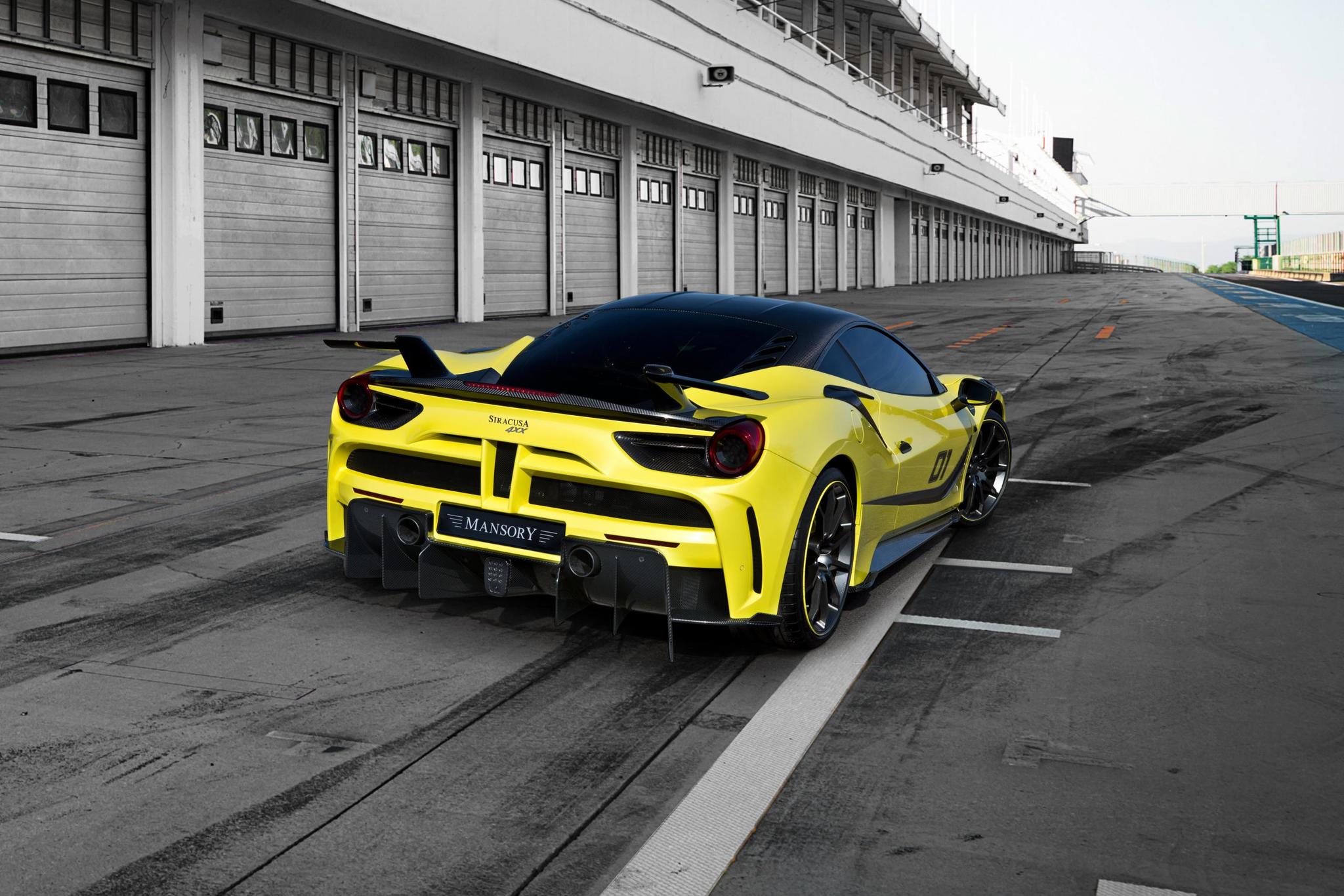 Mansory body kit for Ferrari 488 latest model