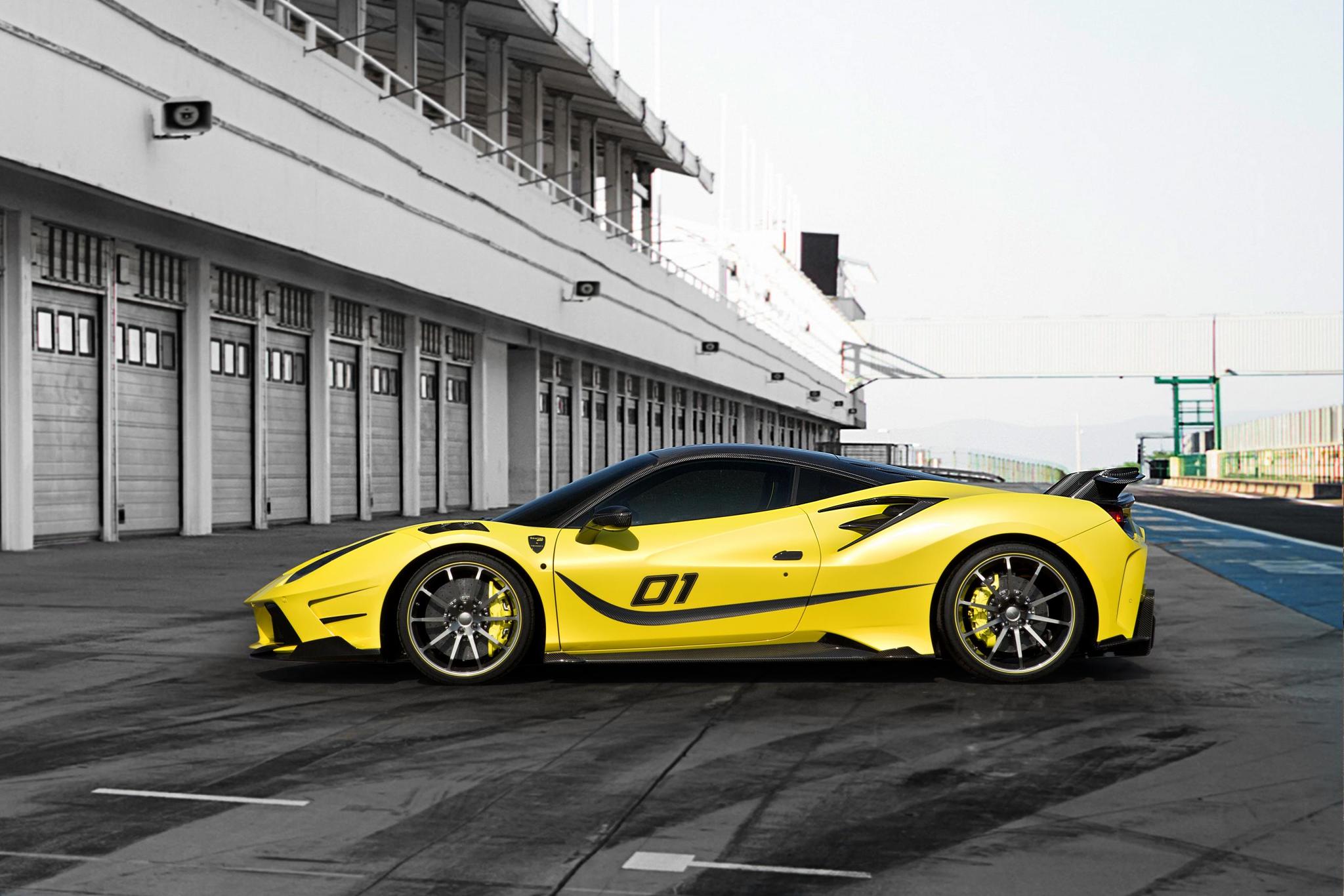 Mansory body kit for Ferrari 488 new model