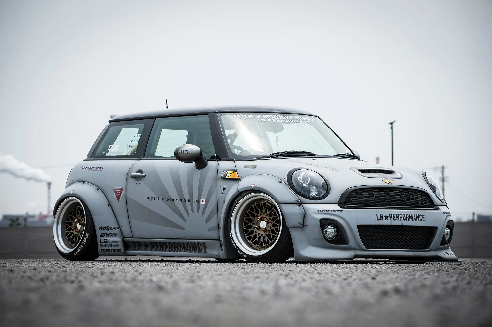 Liberty Walk natoon body kit for Mini Cooper latest model