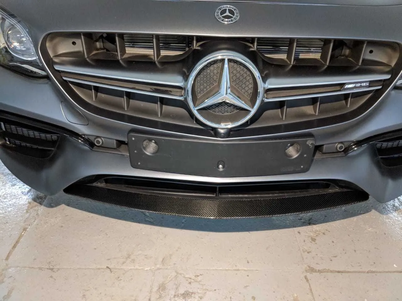 Hodoor Performance Carbon fiber Spoiler front bumper for Mercedes E63 AMG W213