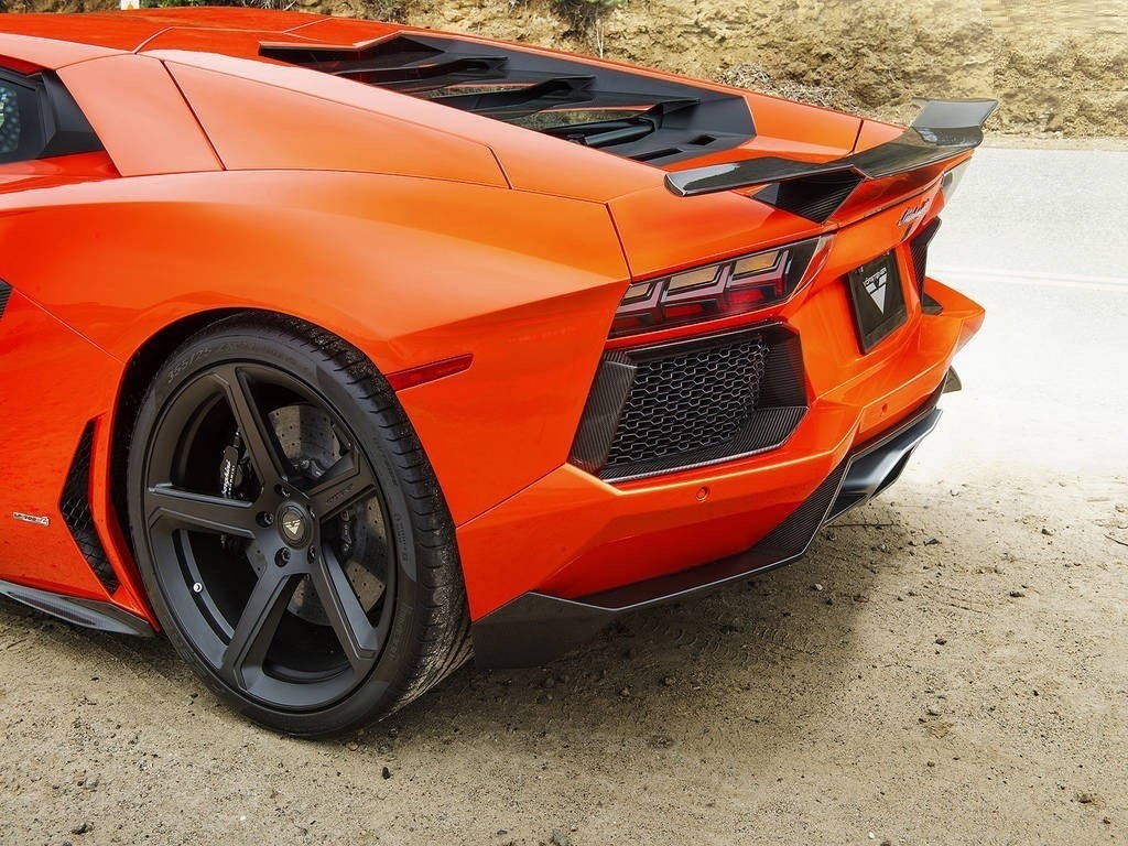 VORSTEINER STYLE CARBON REAR BUMPER grille for Lamborghini Aventador new style