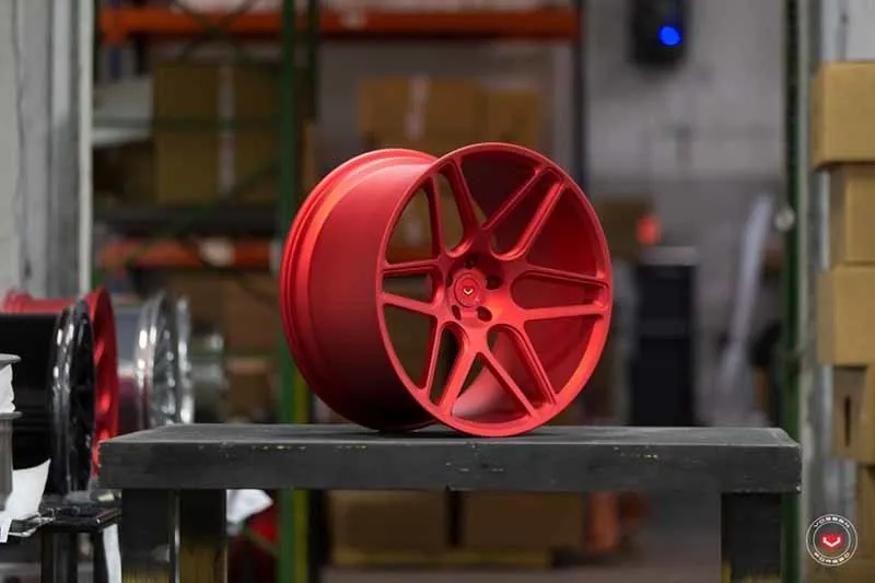 Vossen CG 206 forged wheel — close-up spoke detail