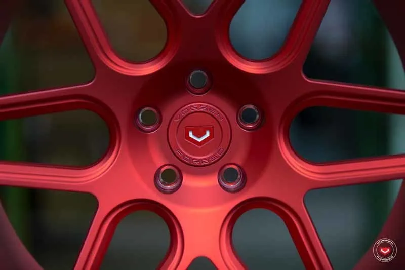 Vossen CG 206 forged wheel — finish detail