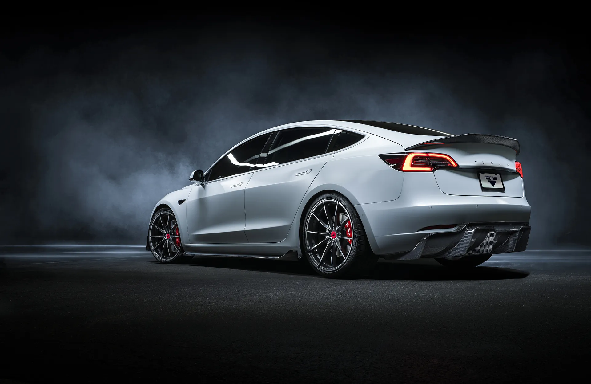 Vorsteiner body kit for Tesla Model 3 carbon fiber