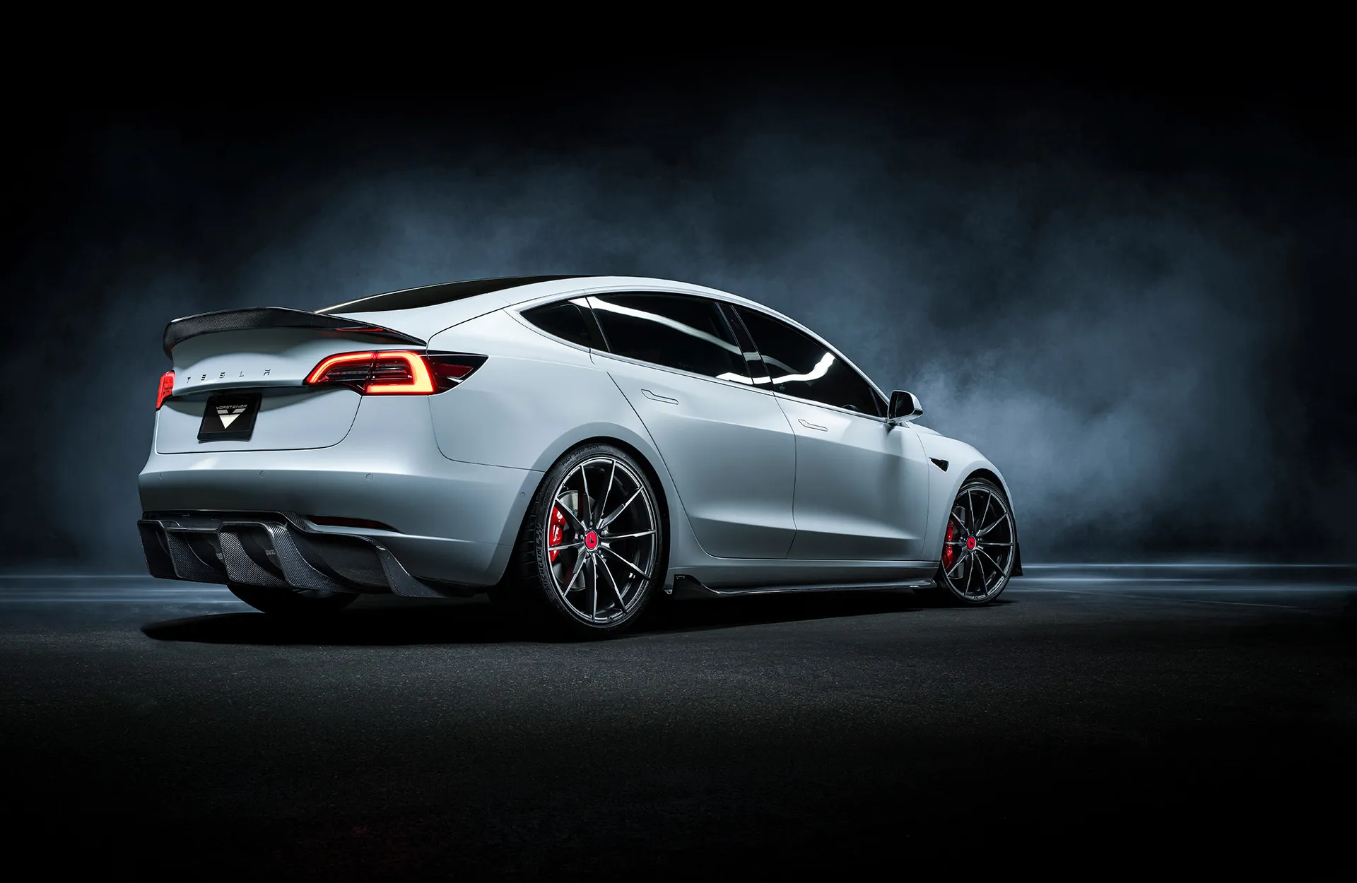 Vorsteiner body kit for Tesla Model 3 latest model
