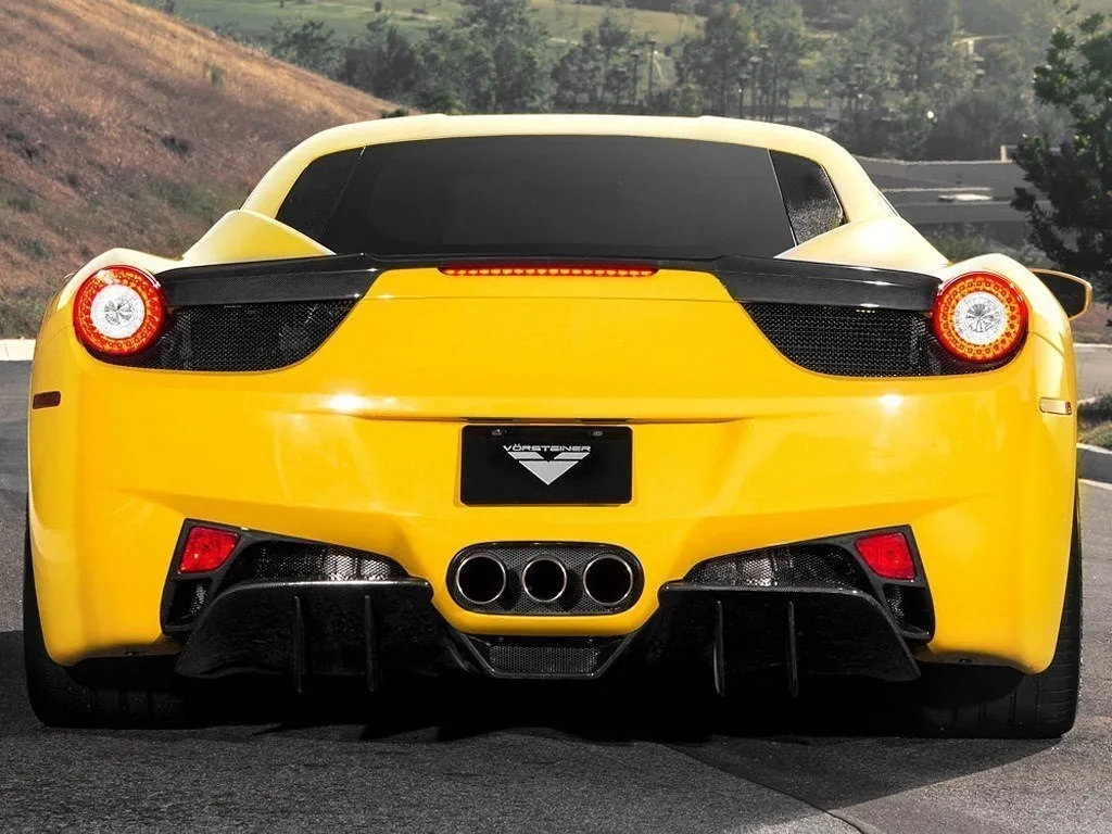 VORSTEINER STYLE CARBON rear fog light for Ferrari 458 Italia new style