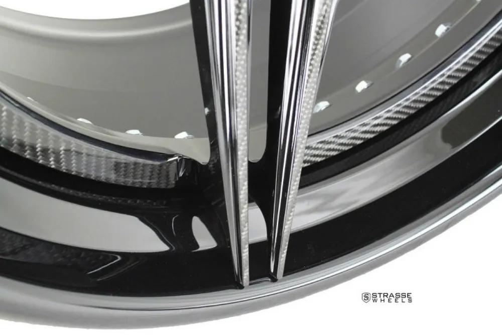 Strasse SV2T DEEP CONCAVE FS 3 Piece forged wheels