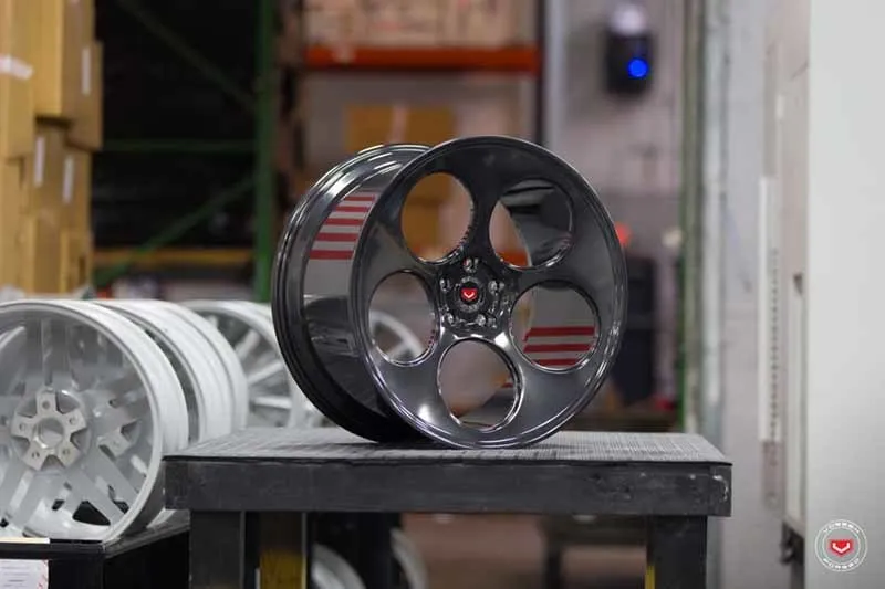 Vossen LC 103 forged wheel — close-up spoke detail