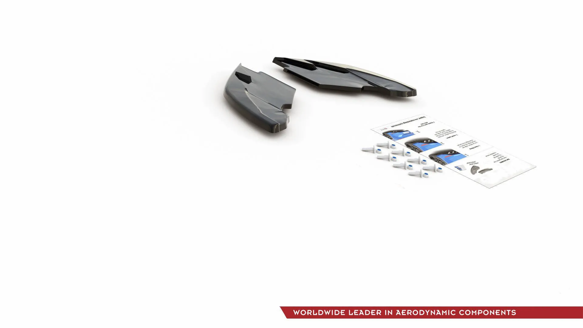 Maxton Design REAR SIDE SPLITTERS FOR SEAT LEON MK3 FR new style