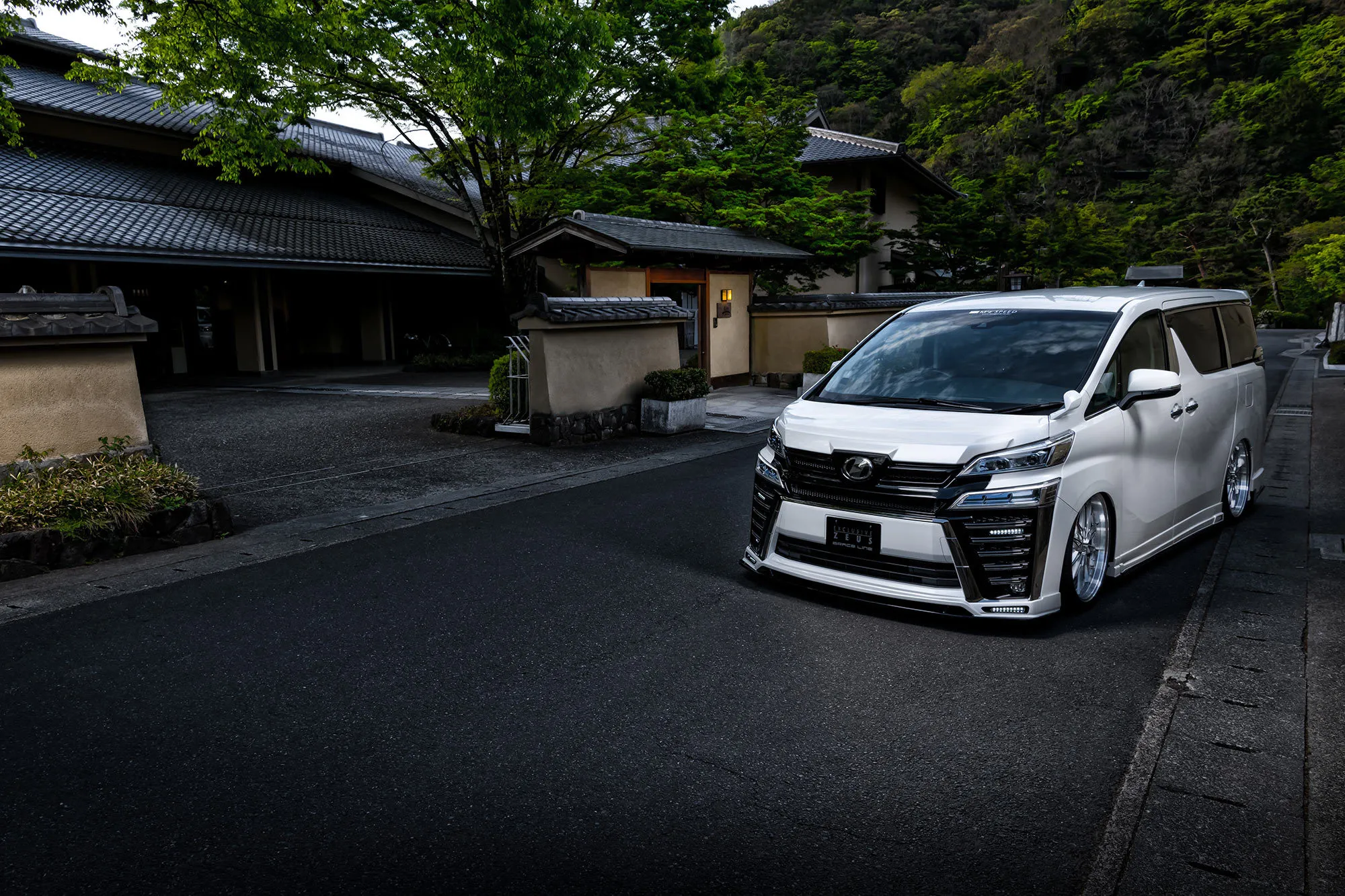 M'z Speed body kit for Toyota Vellfire ZG/Z grade ABS Plastic