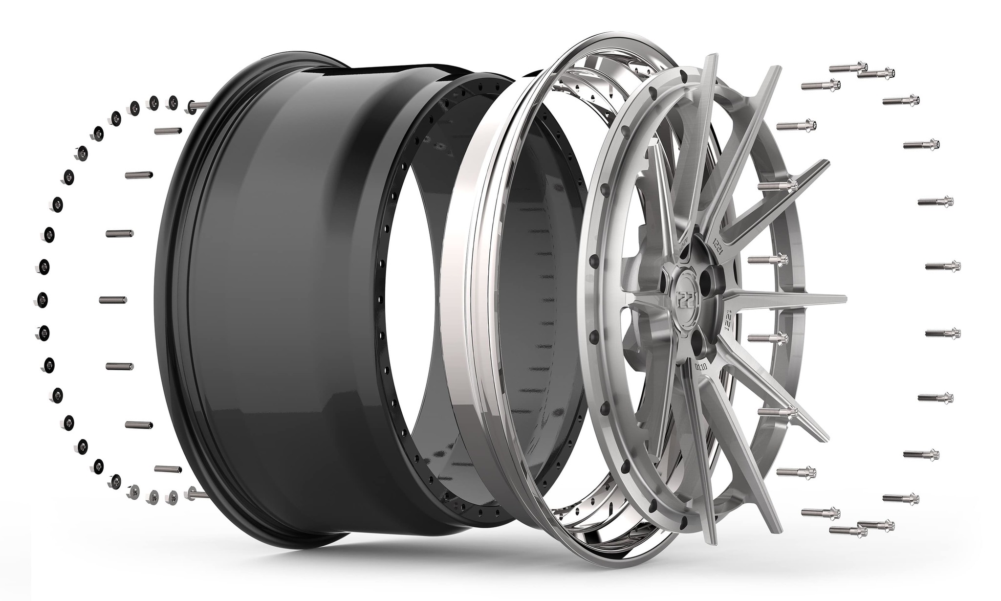 1221 Wheels R6446 AP3L SPORT3.0 forged wheels