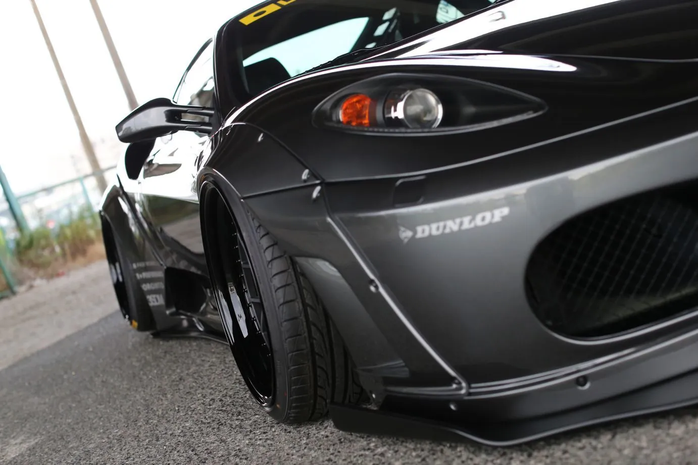 Liberty Walk Silhouette Works body kit for Ferrari F430 polyurethan