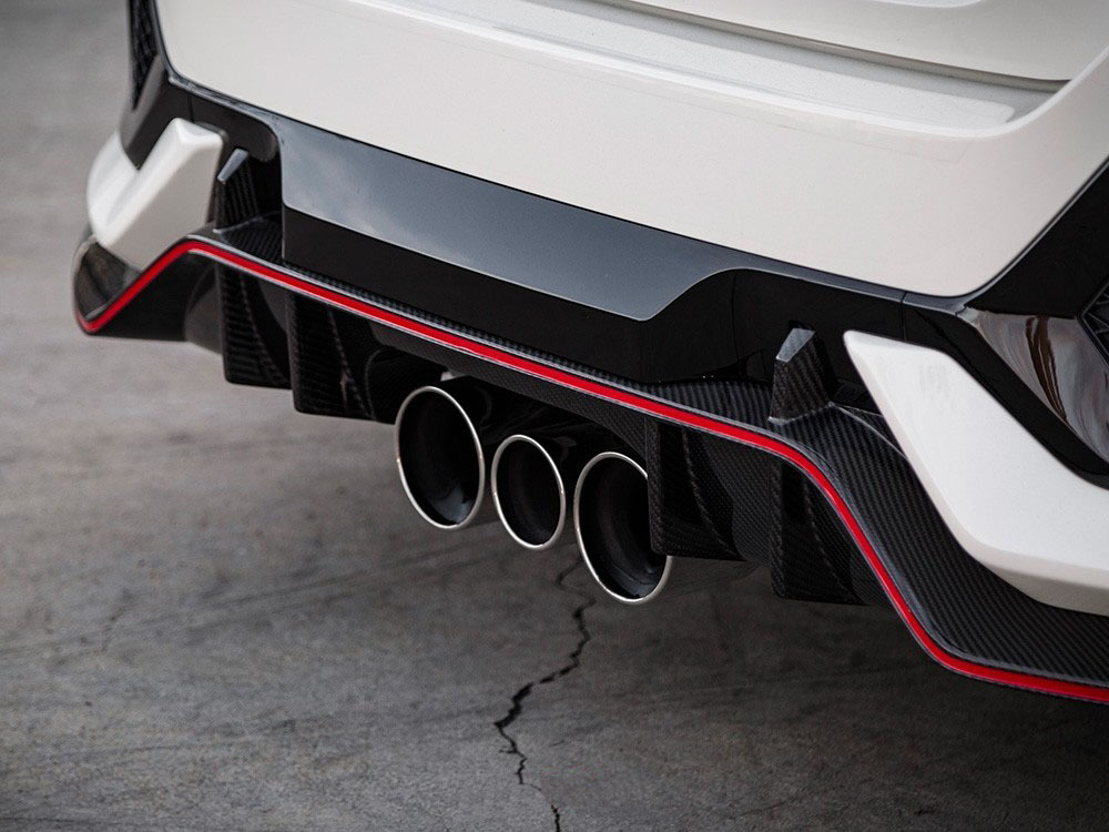 SEIBON OEM-STYLE CARBON FIBER REAR LIP FOR  HONDA CIVIC TYPE R latest model