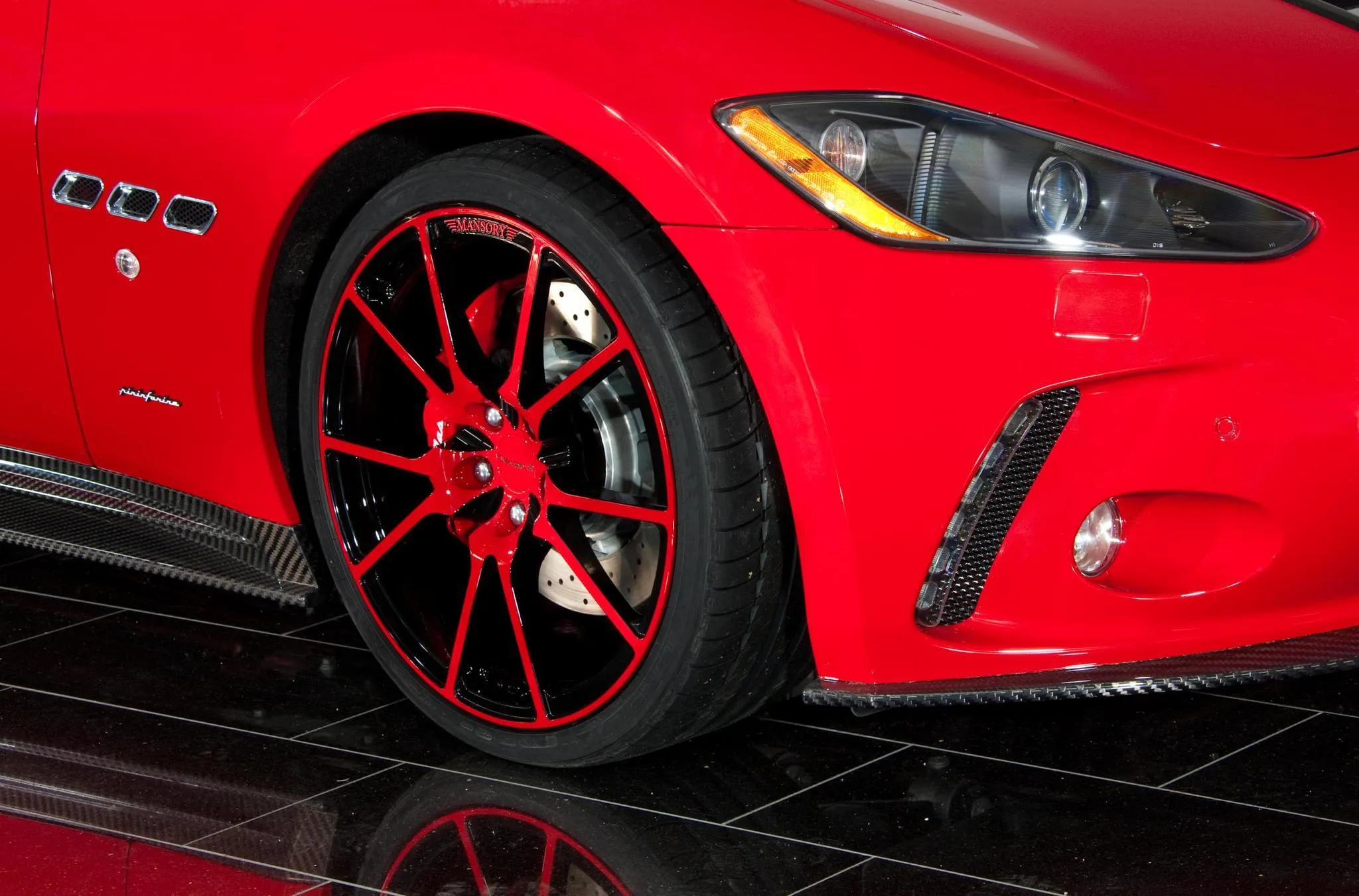 Mansory body kit for Maserati Gran Turismo carbon