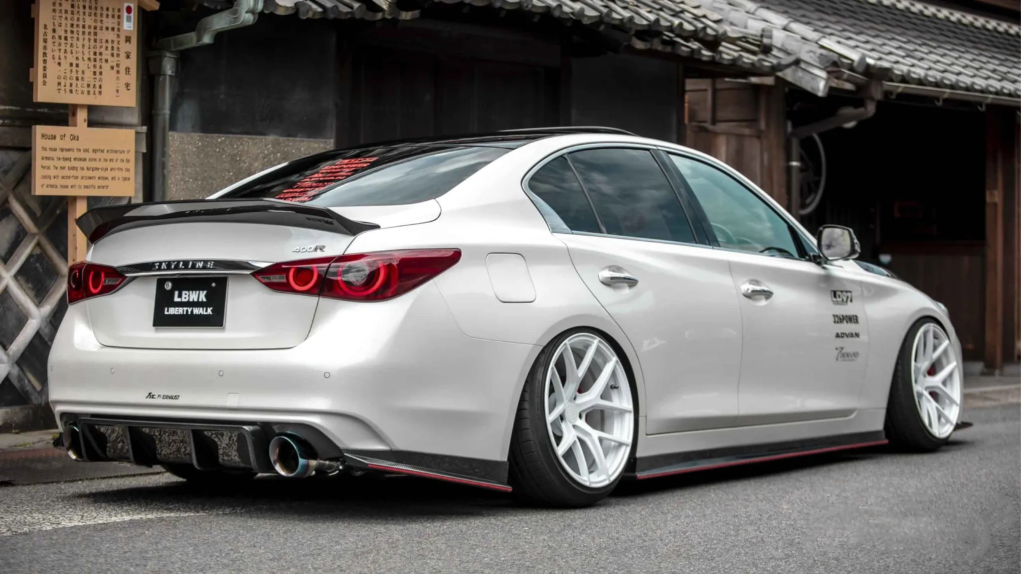 Liberty Walk nation body kit for Nissan V37 Skyline polyurethan