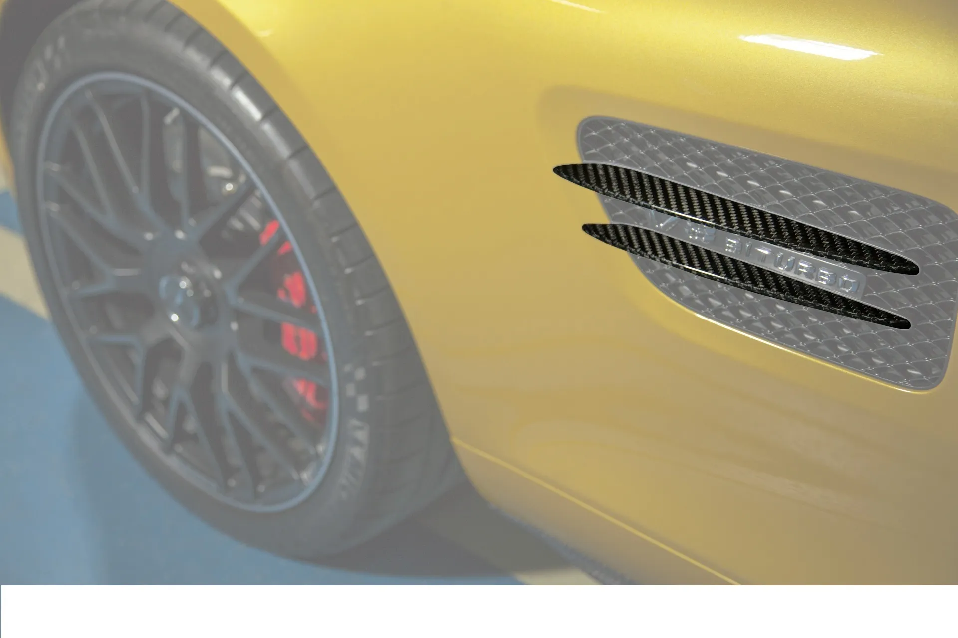 Hodoor Performance Carbon fiber fins in air intakes Edition 1 Style for Mercedes GT-class C190