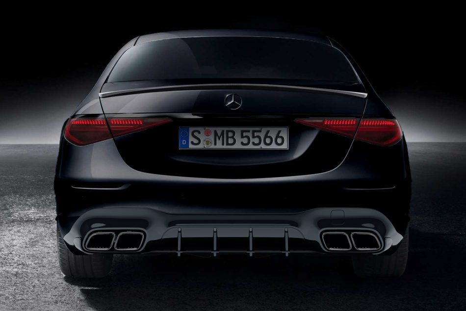 Hodoor Performance Carbon Fiber Diffuser GT S Design for Mercedes S-class W223