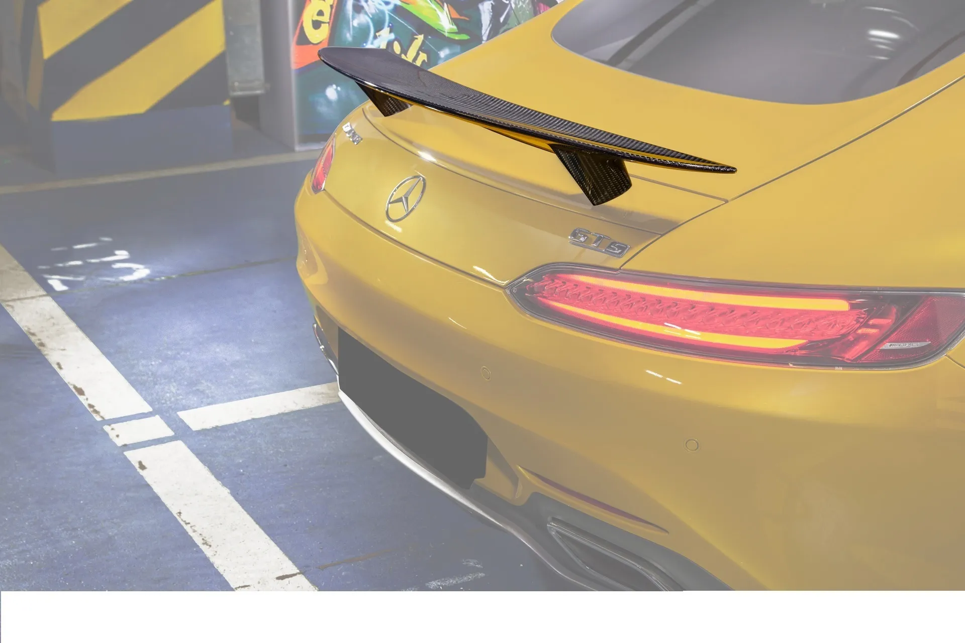 Carbon fiber rear wing Edition 1 Style for Mercedes GT-class C190
