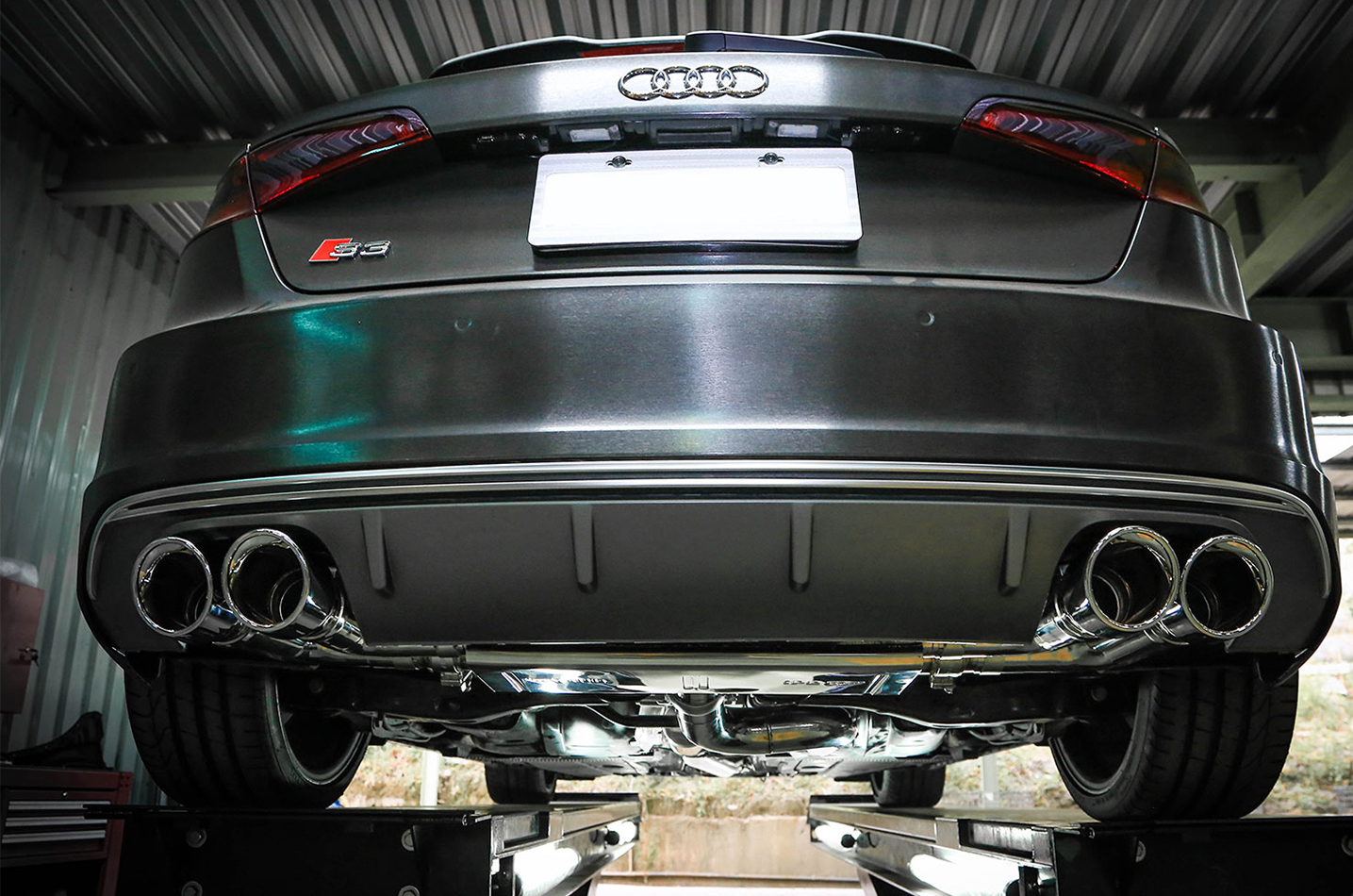 IPE exhaust system for Audi S3 Sportback / Sedan (8V)