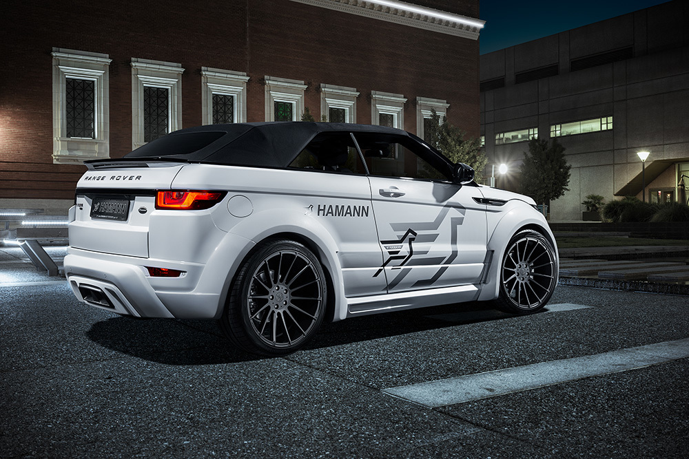 Hamann body kit for Range Rover Evoque Cabrio Widebodykit latest model