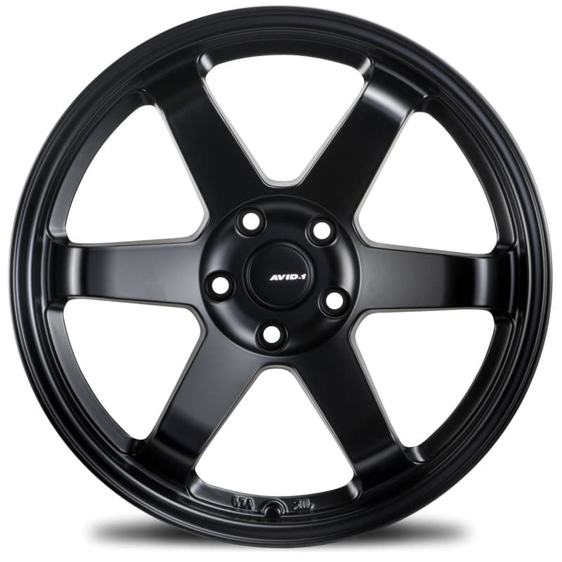 AVID1 AV.06 Matte Black light alloy wheels