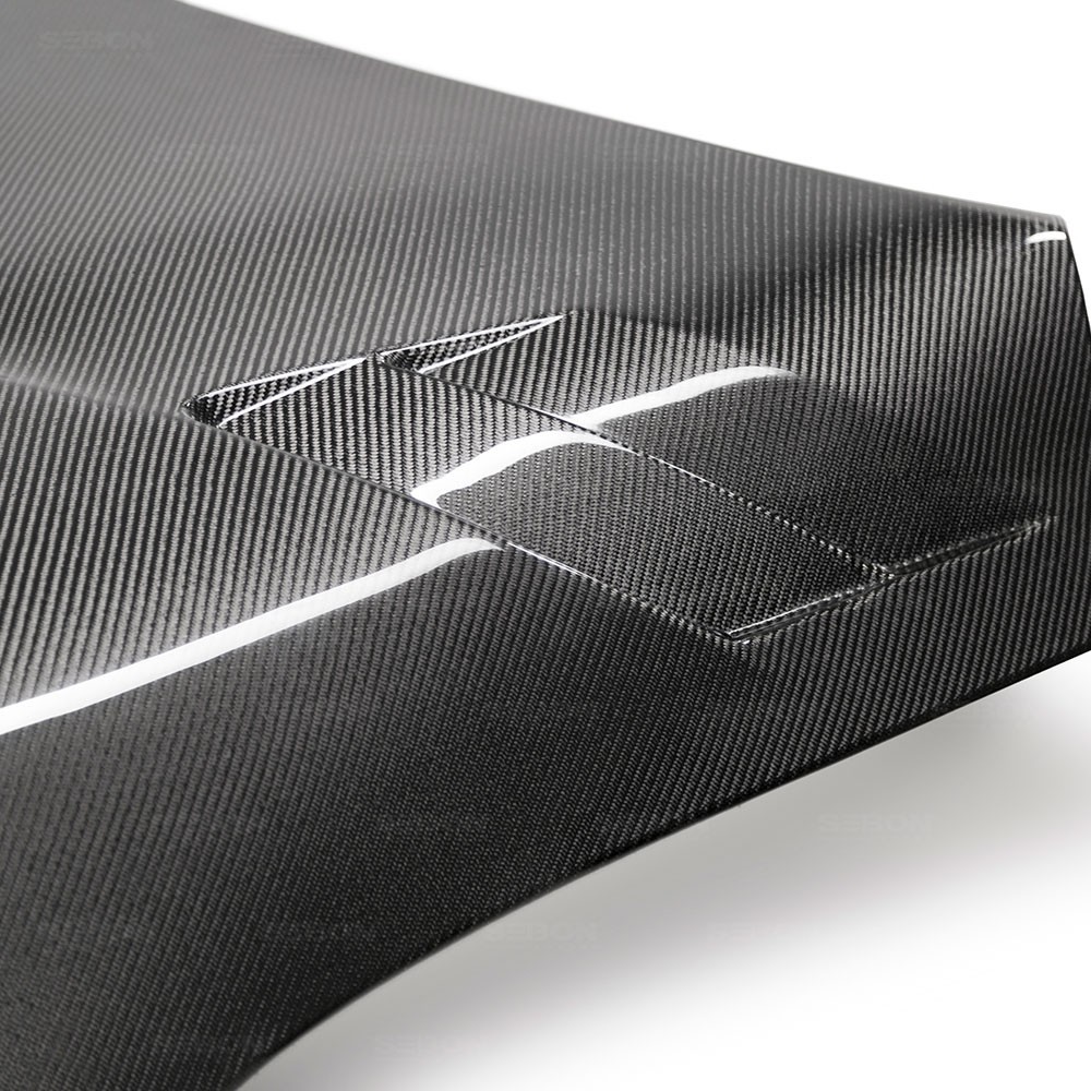 SEIBON TSII-STYLE DOUBLE-SIDED CARBON FIBER HOOD FOR  TOYOTA GR SUPRA latest model