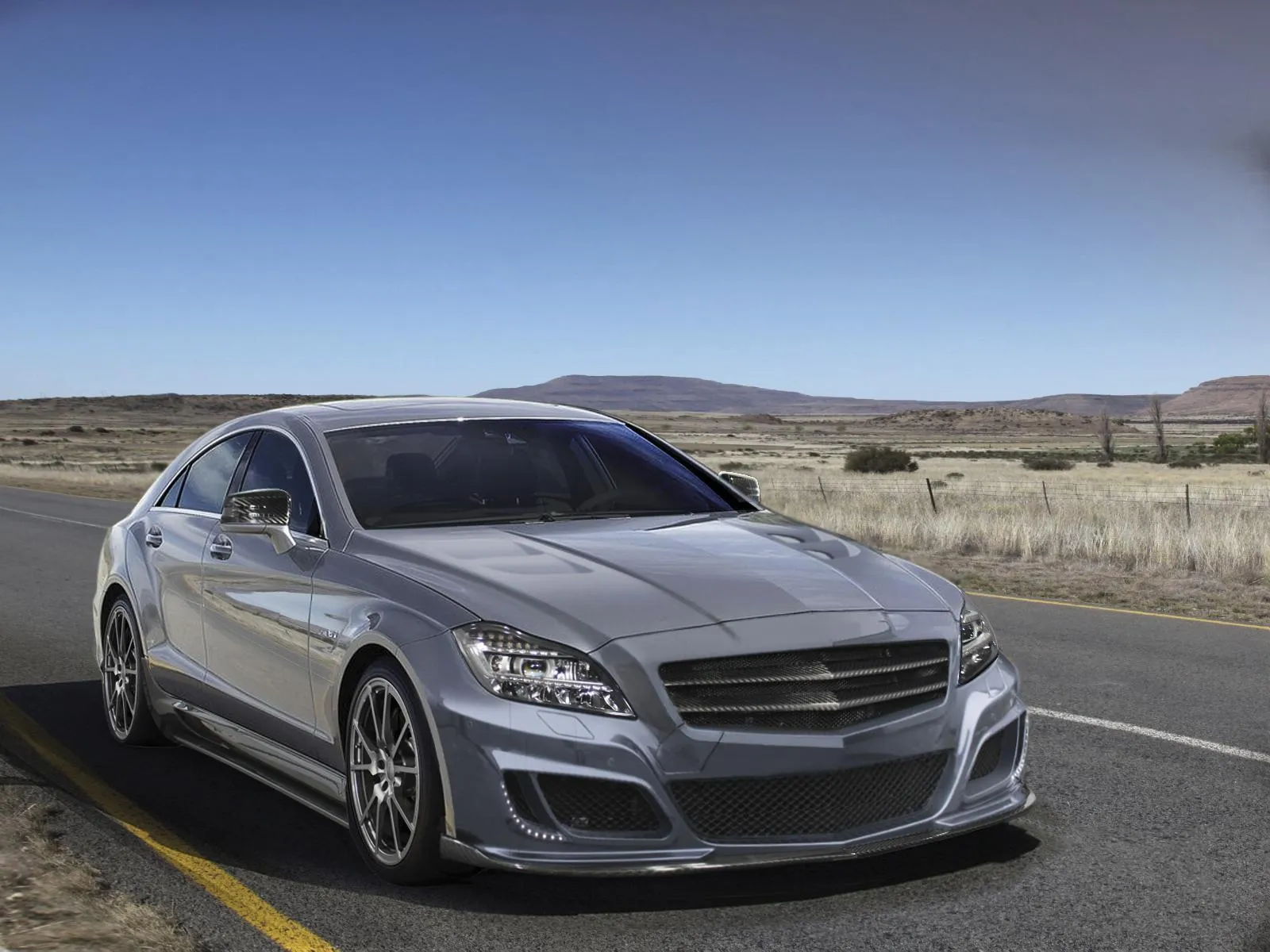 Mansory body kit for Mercedes-Benz CLS new model