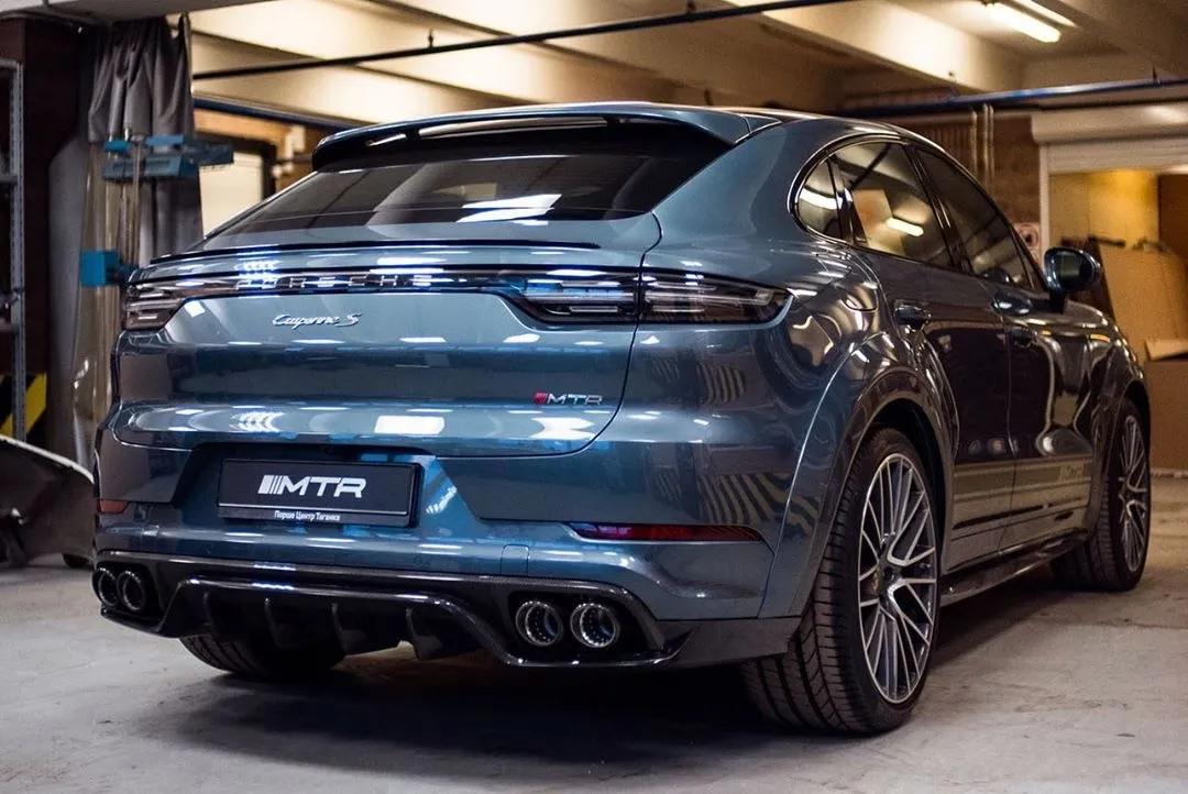 Check price and buy MTR Design Wide Body Carbon Fiber kit for Porsche Cayenne Coupe