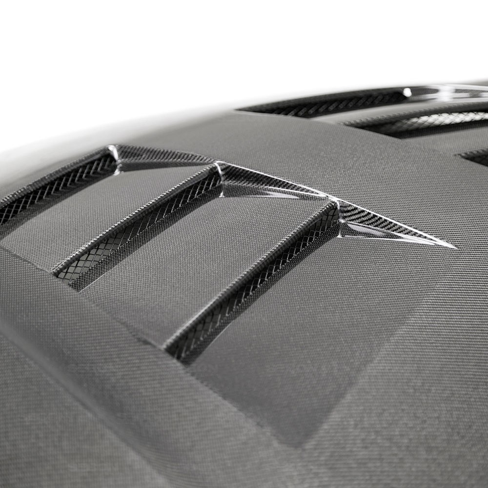 SEIBON TSII-STYLE DOUBLE-SIDED CARBON FIBER HOOD FOR  TOYOTA GR SUPRA new style