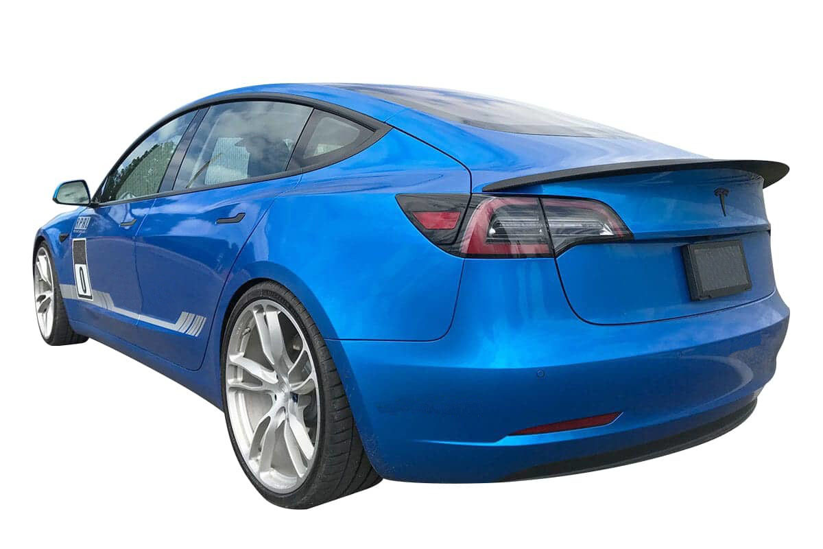 Unplugged Performance High Efficiency Trunk Spoiler For Tesla Model 3 