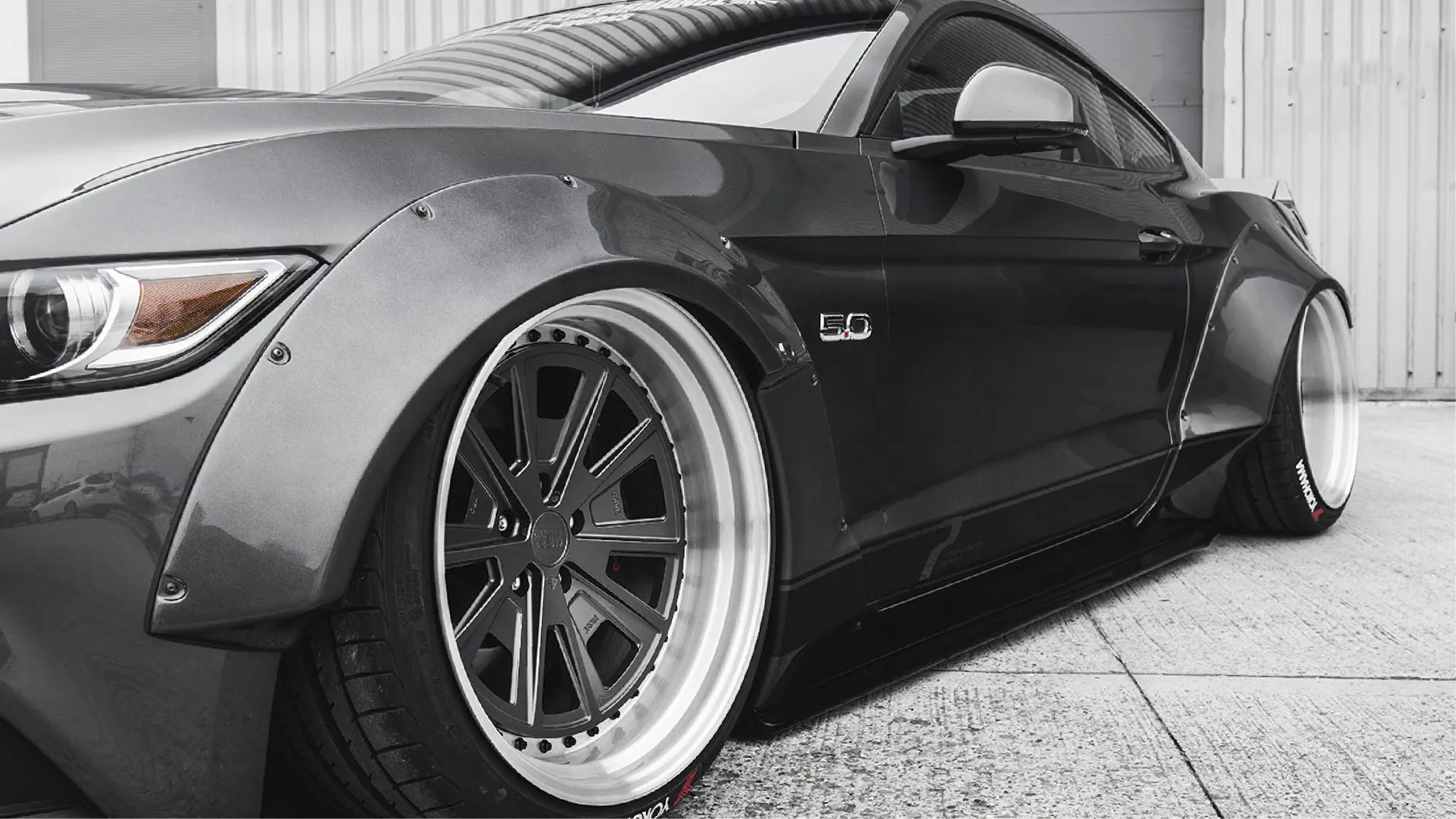 Check our price and buy Liberty Walk Body kit for Ford Mustang!