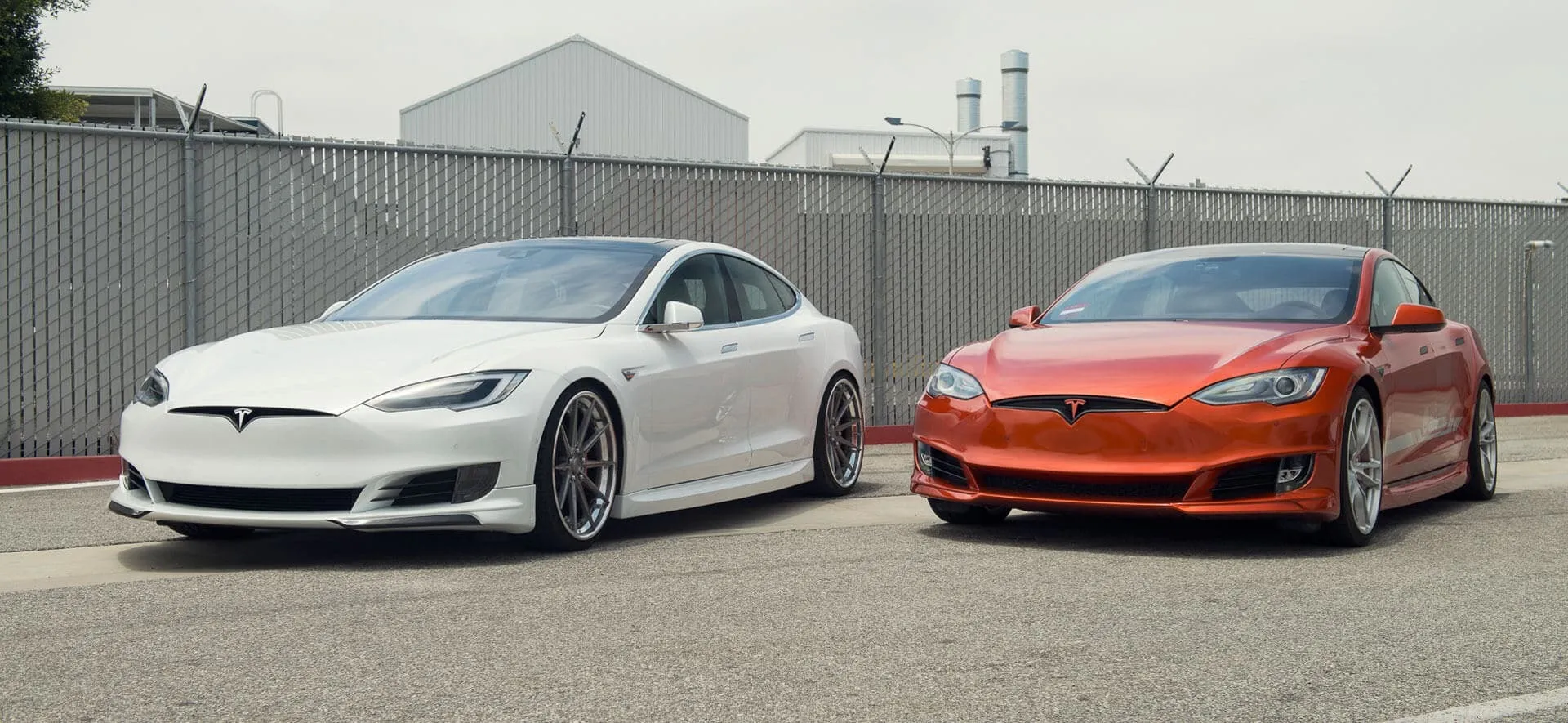 Unplugged Performance Side Skirt Set for Tesla Model S latest model