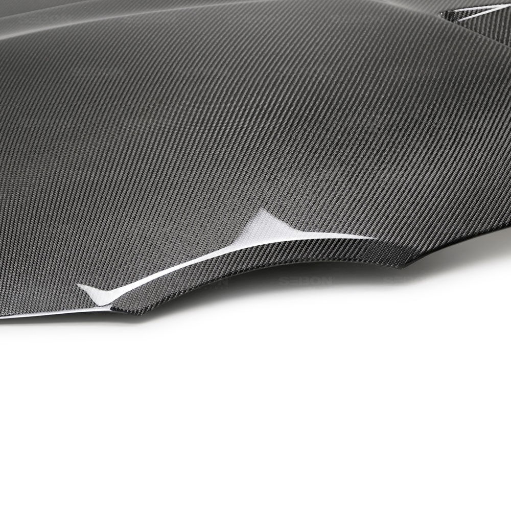 SEIBON TSII-STYLE DOUBLE-SIDED CARBON FIBER HOOD FOR  TOYOTA GR SUPRA new model