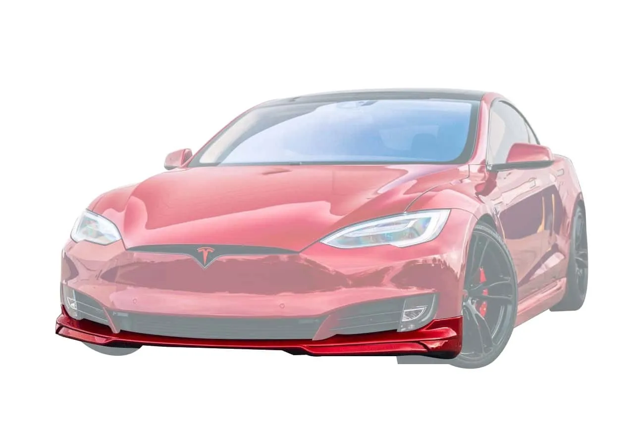 Unplugged Performance Front Lip Spoiler for Ttesla Model S latest model