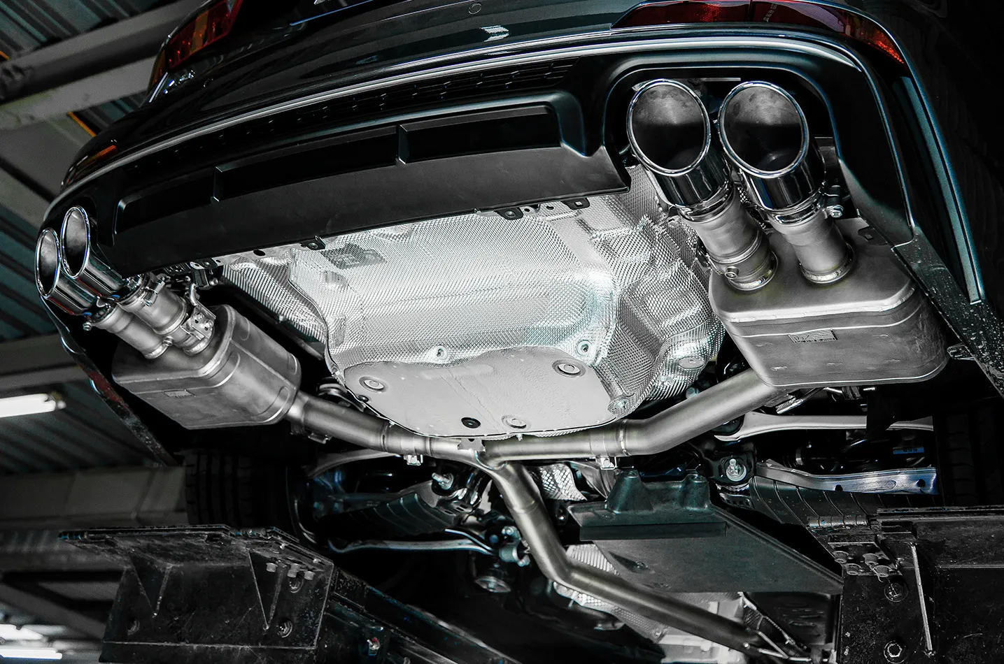 IPE exhaust system for Audi A6 / A7 45 TFSI (C8)