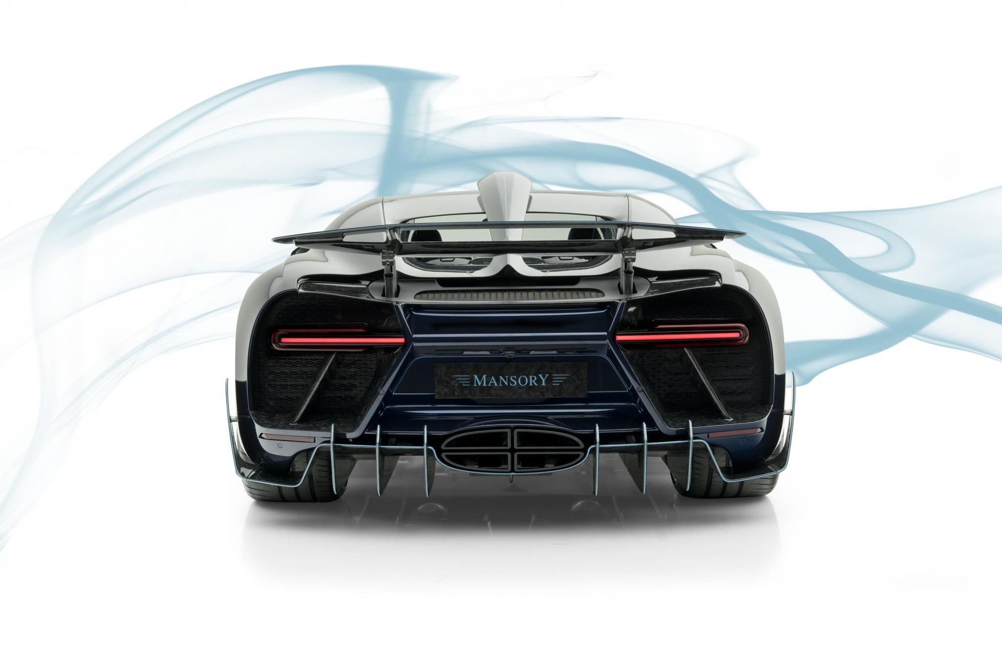 Bugatti Chiron: Forged Carbon Fiber Rear Bumper: Replacement for the OEM  Parts in PUR SPORTS Style - DMC