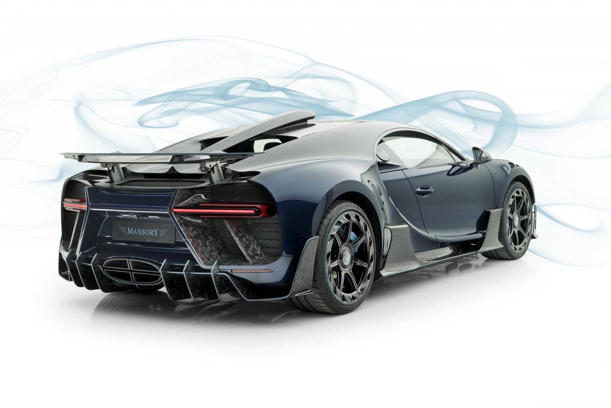 Mansory body kit for Bugatti Chiron carbon
